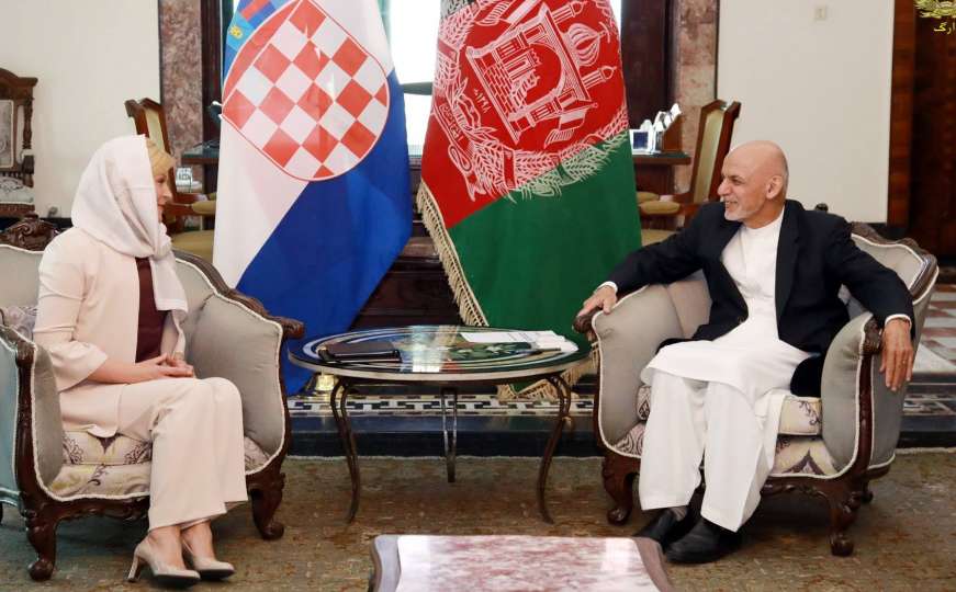 Grabar-Kitarović u Kabulu: Hrvatska je za stabilnost Afganistana
